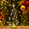 Nzmarket LED Acrylic Christmas Tree Table Decoration – Bright Illuminated Display