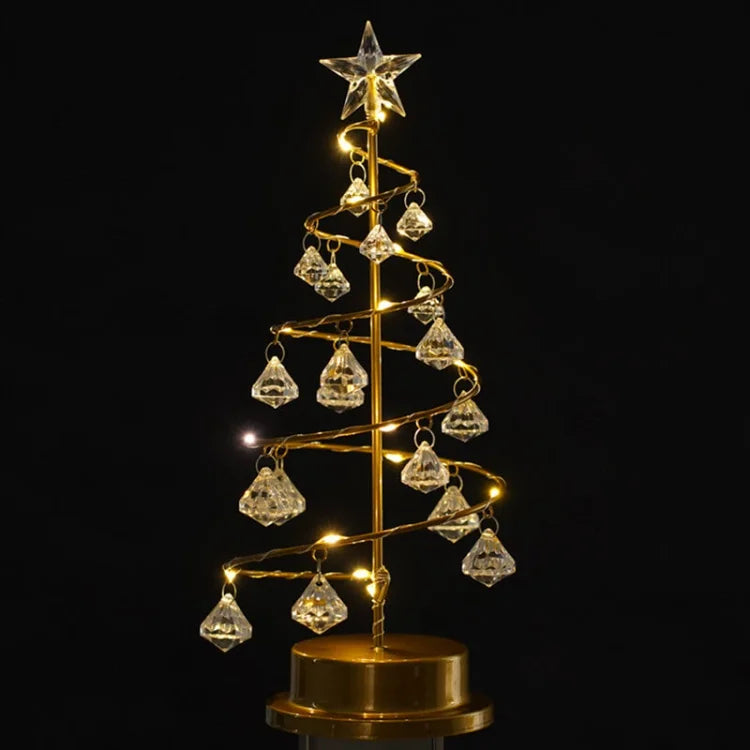 Nzmarket LED Acrylic Christmas Tree Table Decoration – Bright Illuminated Display