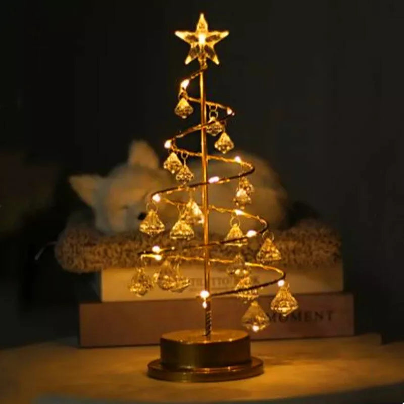 Nzmarket LED Acrylic Christmas Tree Table Decoration – Bright Illuminated Display
