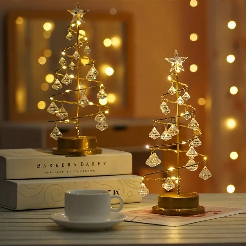 Nzmarket LED Acrylic Christmas Tree Table Decoration – Bright Illuminated Display
