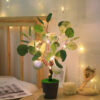 Nzmarket LED Faux Leaf Christmas Table Lamp – Warm Botanical Festive Display