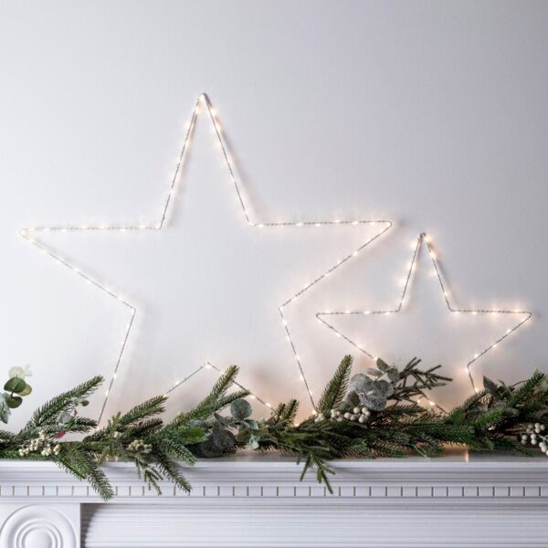 Nzmarket LED Star Silhouette Christmas Window Lights – Plug-In Festive Display
