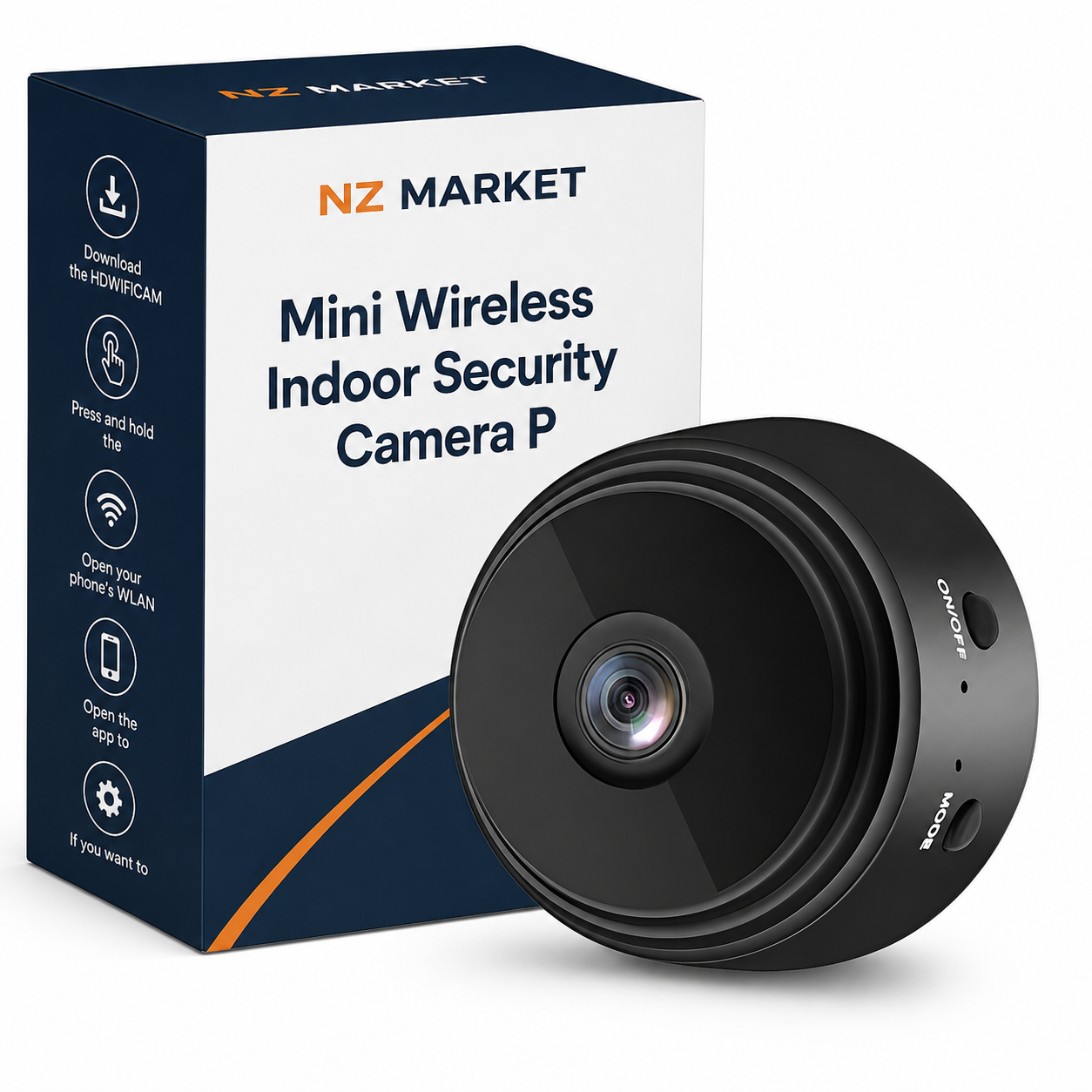 Mini Wireless Indoor Security Camera Pro