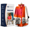Melinda | Elegant Linen Summer Blouse