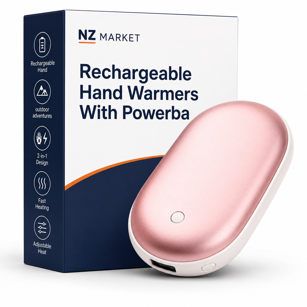 Rechargeable Hand Warmers With Powerbank