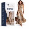 Bianca | Stylish Lace Trim Maxi Dress