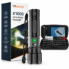 X1000 Ultra-Bright Flashlight - Rechargeable & Waterproof