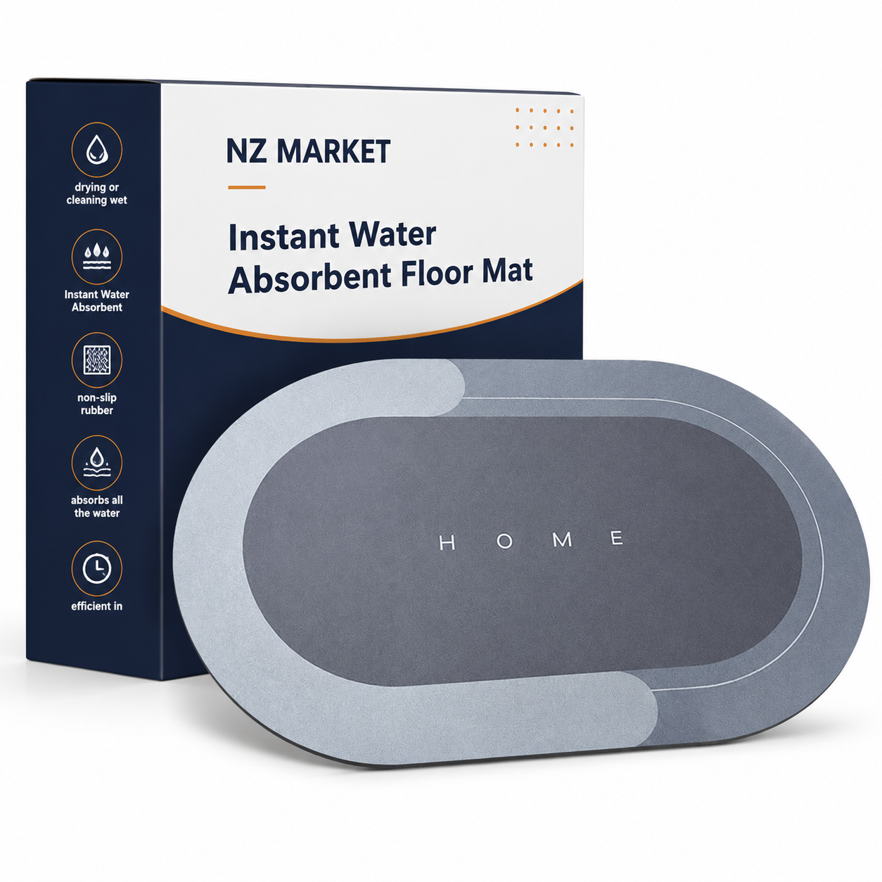 Instant Water Absorbent Floor Mat