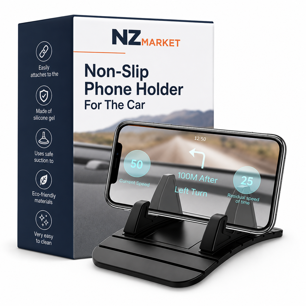 Non-Slip Phone Holder For The Car