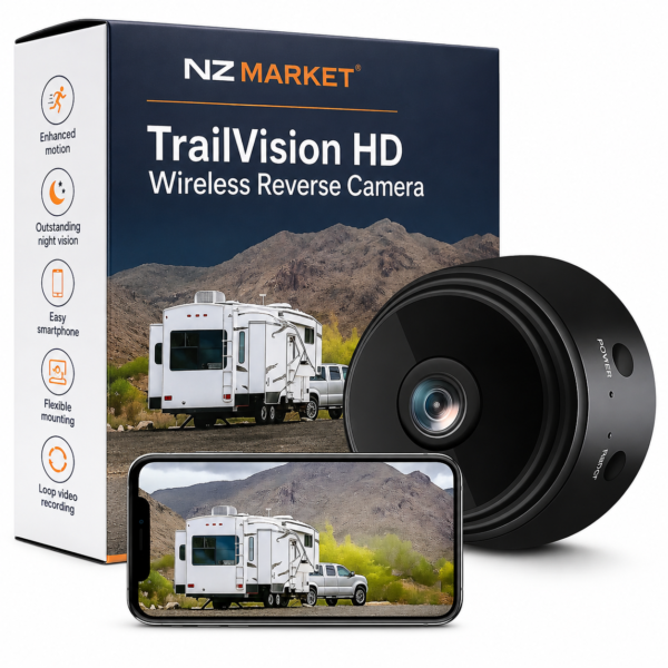 TrailVision HD Wireless Reverse Camera For RV, Truck, and Trailer