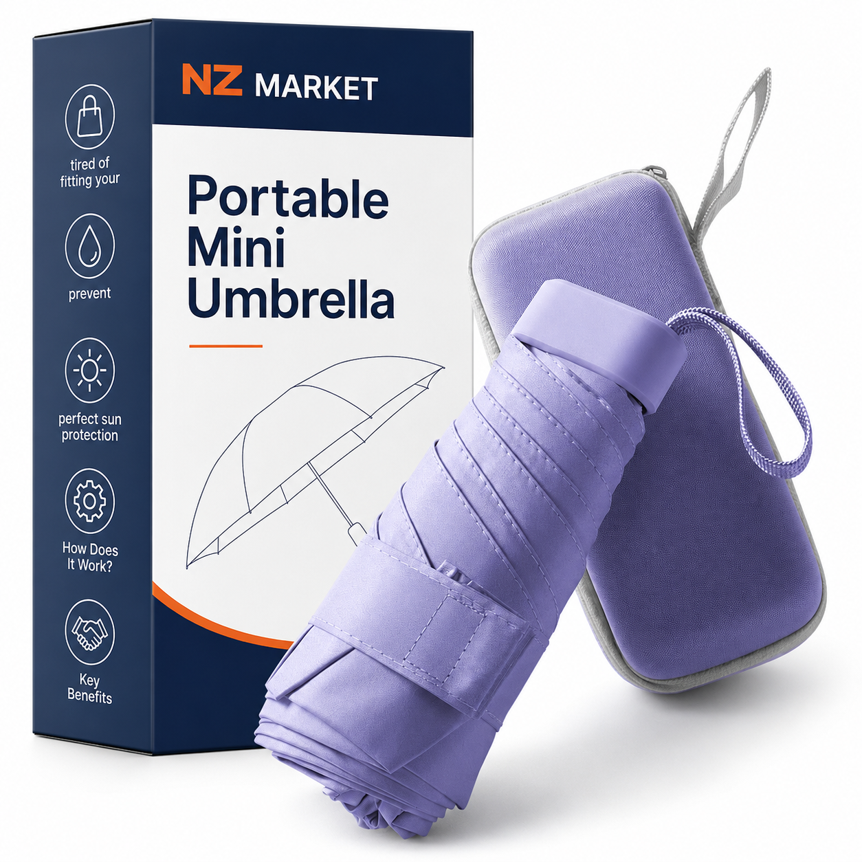 Portable Mini Umbrella - Super-Compact