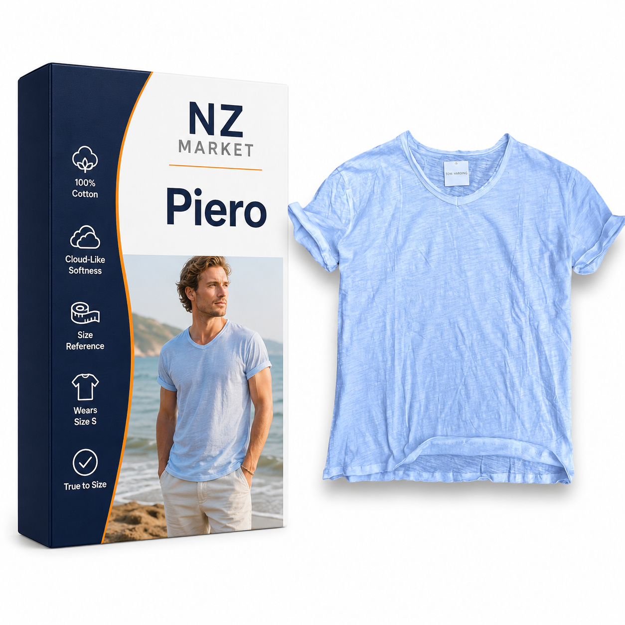 Piero - Elegant Cotton T-Shirt