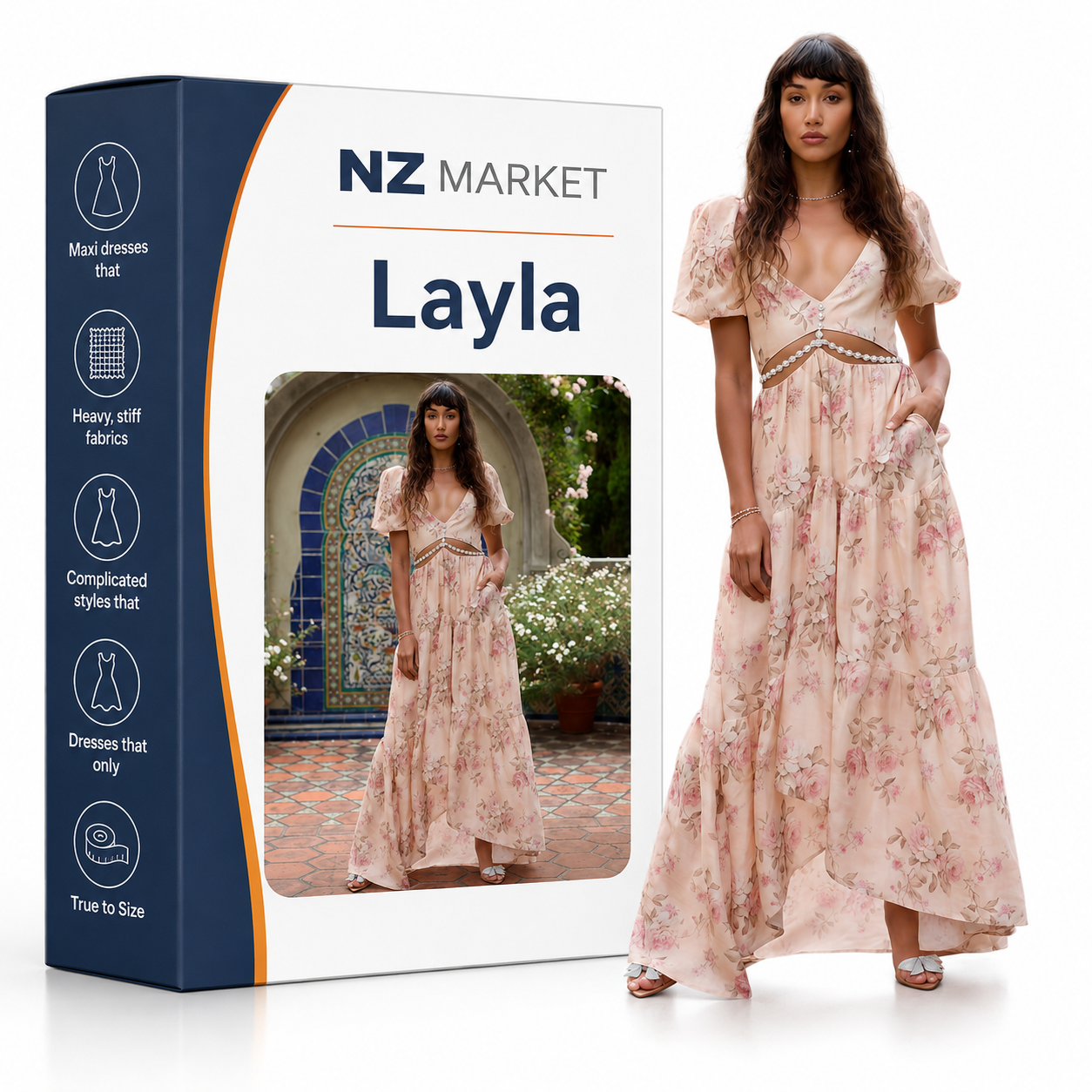 Layla | Elegant Flowing Dress