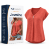 Jasmine - V-Neck Blouse