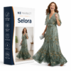 Selora | Halter Bloom Flow Maxi Dress