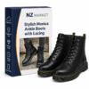 Stylish Monica Ankle Boots with Lacing and Zipper