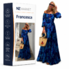 Francesca | Long dress with floral print