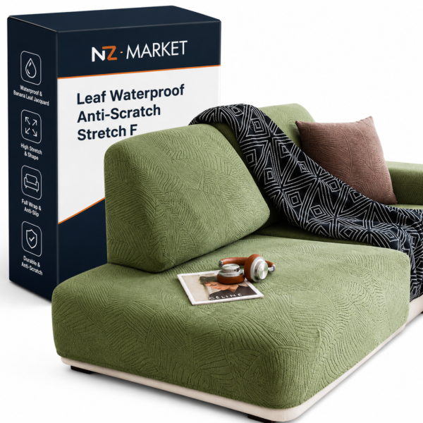 Leaf Waterproof Anti-Scratch Stretch Full Wrap Couch Cover