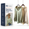 Elegant Satin Women's Blouse by Addie