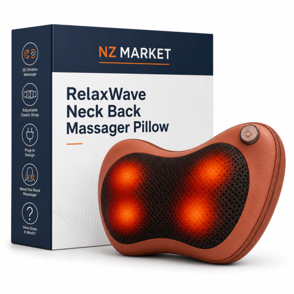 RelaxWave Neck Back Massager Pillow