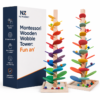 Montessori Wooden Wobble Tower: Fun and Development