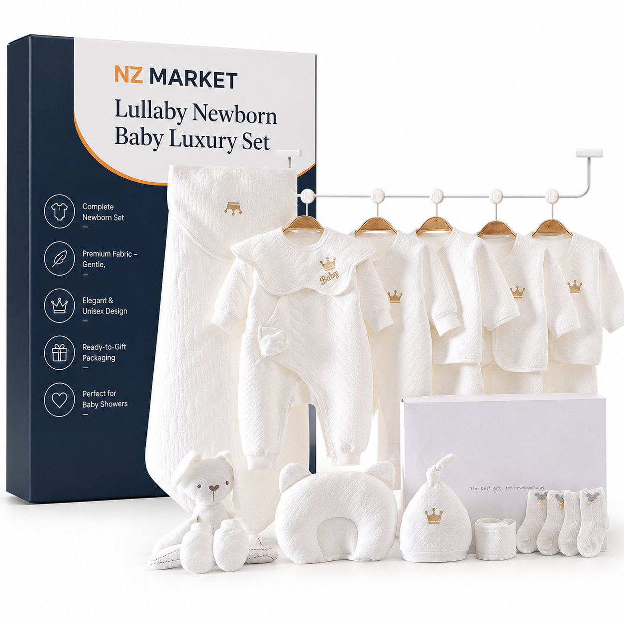 Lullaby Newborn Baby Luxury Set