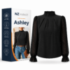 Ashley - Elegant women's long-sleeved blouse