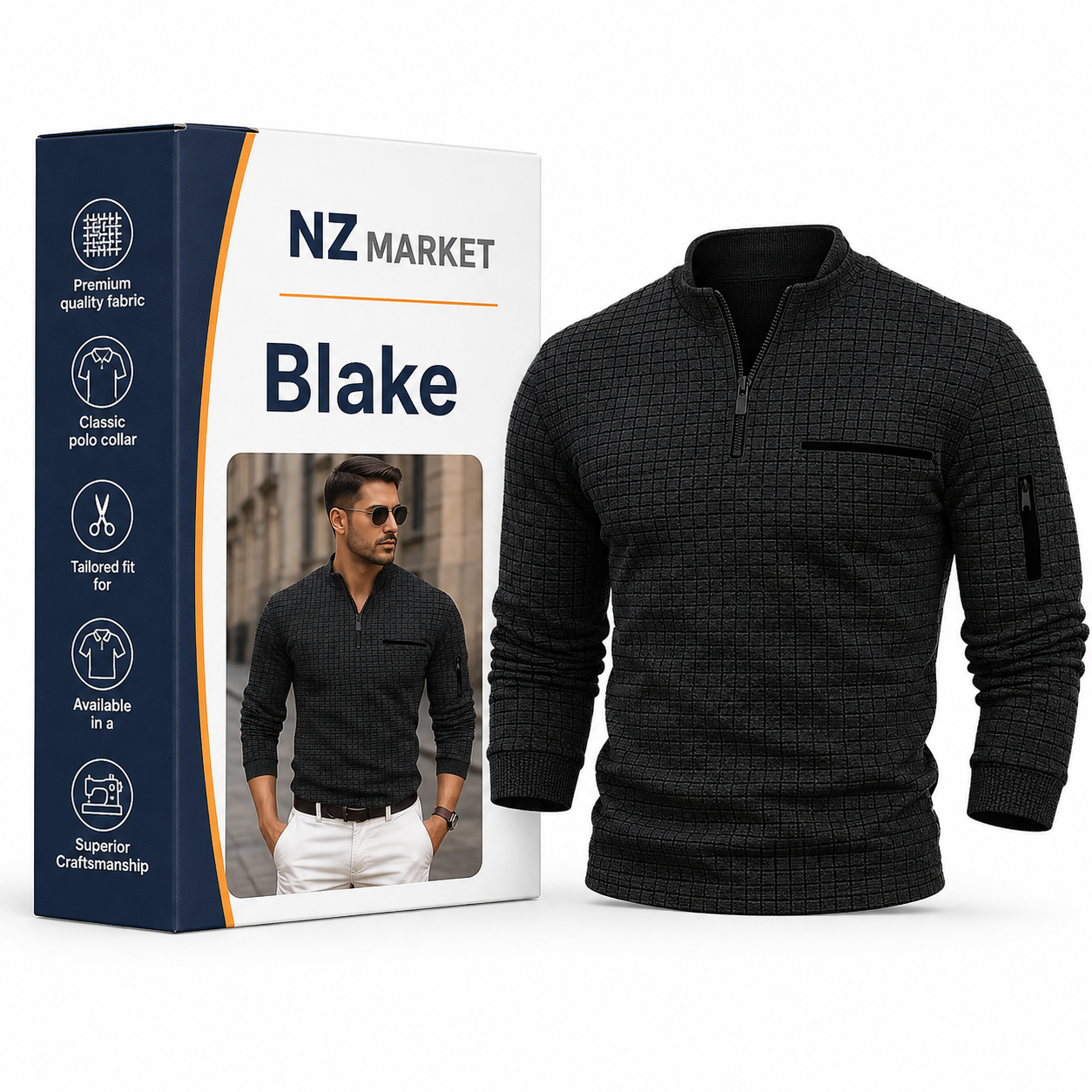Blake - Stylish Men's Polo Shirt