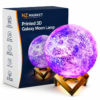 Printed 3D Galaxy Moon Lamp