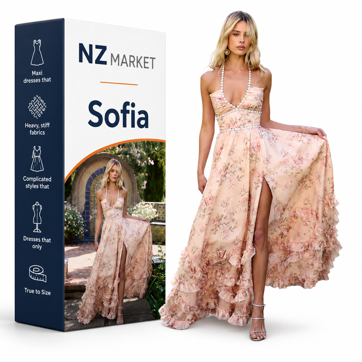 Sofia | Elegant Flowing Dress