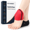 SootheSteps Heel Socks | Cushioned Support for Dry Cracked Heels