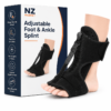 Adjustable Foot & Ankle Splint - Supports Heel, Tendon, and Fascia Comfort