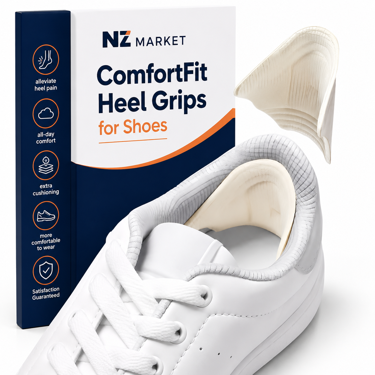 ComfortFit Heel Grips for Shoes - Comfortable, Reduce Friction