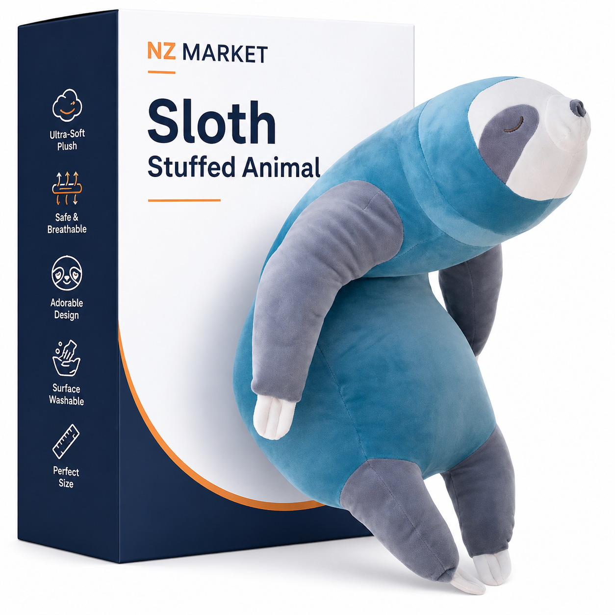 Sloth Stuffed Animal - Big Sloth Plush Toy