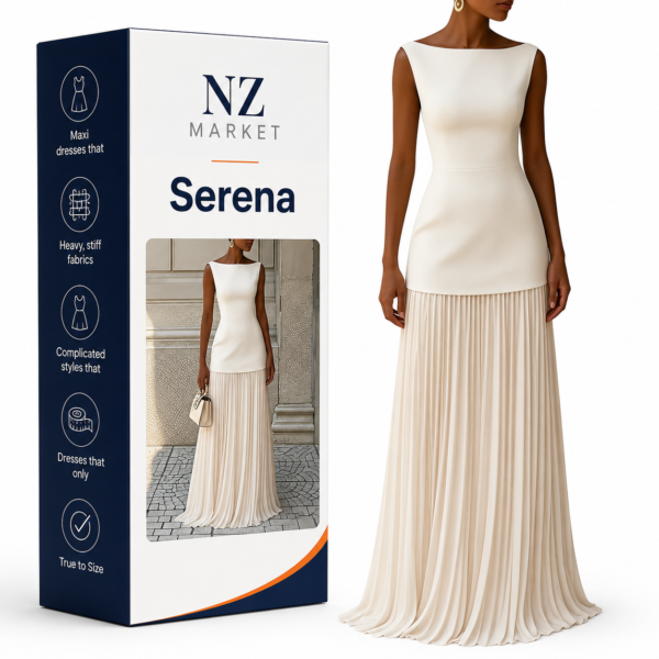 Serena | Pleated Maxi Dress