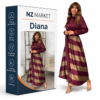 Diana | Striped Maxi Dress