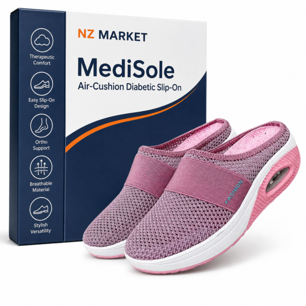 MediSole Air-Cushion Diabetic Slip-On Shoes