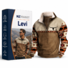 Levi - Modern Zip-Up Sweater
