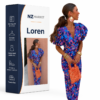 Loren | Vibrant Midi Dress with Puff Sleeves