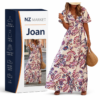 Joan | Floral Print Puff Sleeve Maxi Dress