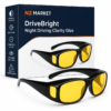 DriveBright Night Driving Clarity Glasses | Anti-Glare Glasses - UV Protection