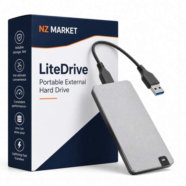 LiteDrive Portable External Hard Drive SSD