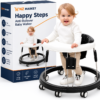 Nzmarket Happy Steps Anti-Rollover Baby Walker