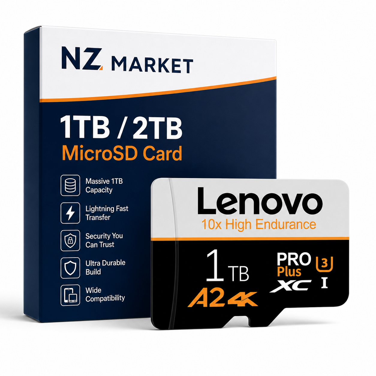 1TB / 2TB MicroSD Card – High-Speed Storage for Gaming & Data Backup