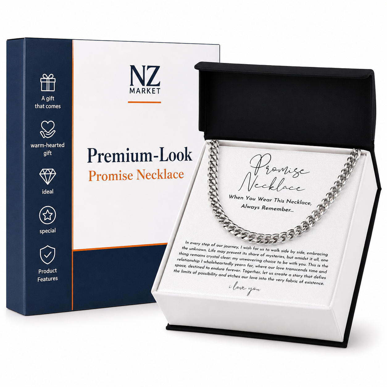 Premium-Look Promise Necklace