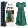 Paola - Elegant Dress with Round Neckline