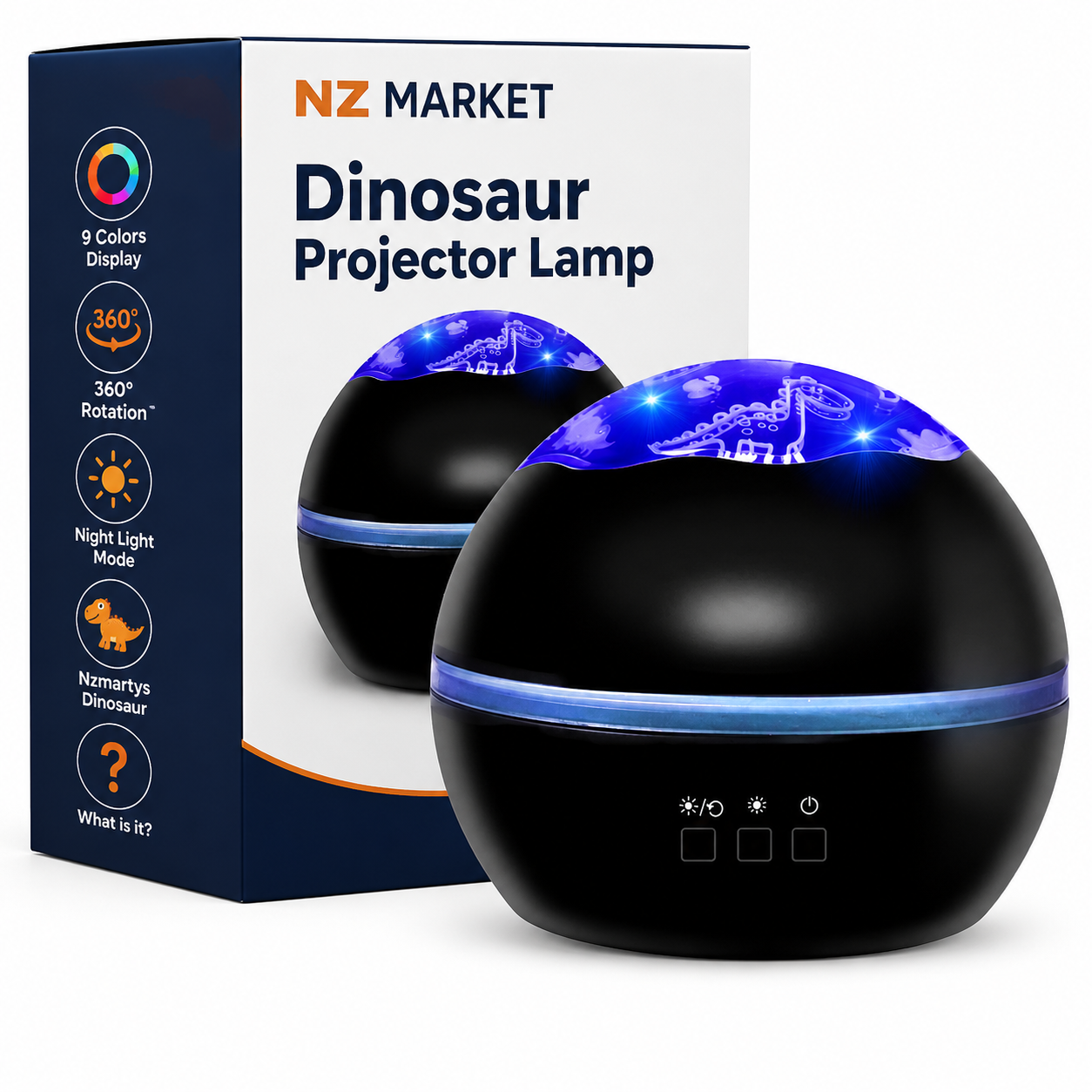 Nzmarket Dinosaur Projector Lamp