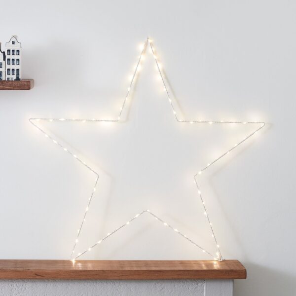 Nzmarket LED Star Christmas Window Light – Warm Glow, Indoor & Outdoor