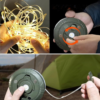 Nzmarket USB Rechargeable Outdoor Christmas String Lights – 2-Pack, Warm & Cool White