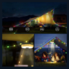 Nzmarket USB Rechargeable Outdoor Christmas String Lights – 2-Pack, Warm & Cool White